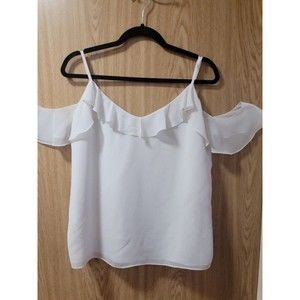 Revelry Womens Off Shoulder Top Blouse~Size L